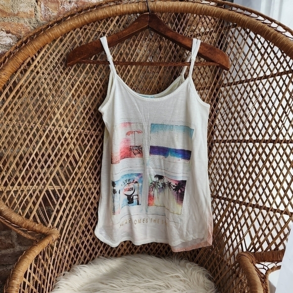 Maurices Tropical Here Comes The Sun Multi Color Tank - Picture 1 of 6